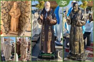 Statue Padre Pio in Cemento